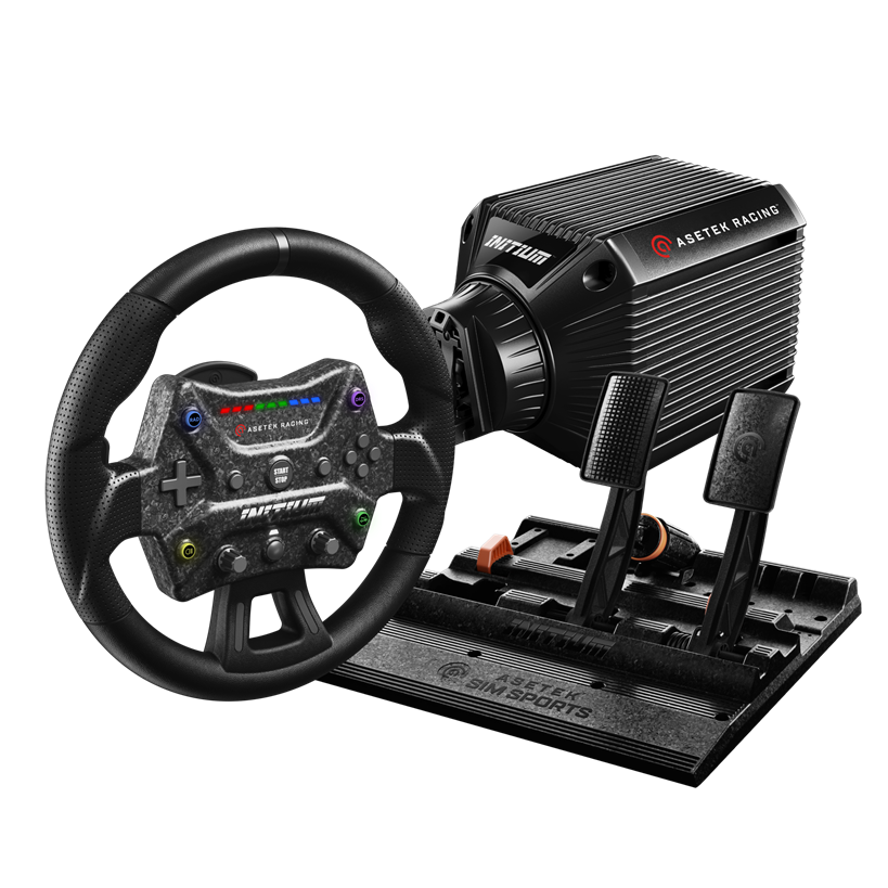 Initium Racing Bundle (Base Pedales Volante) Initium Racing Bundle (Base Pedales Volante)